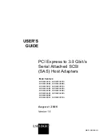 LSI LSISAS3041E User Manual preview