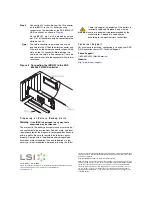 Preview for 2 page of LSI MegaRAID iBBU01 Quick Installation Manual