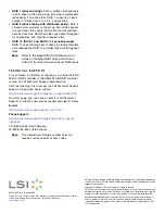 Preview for 4 page of LSI MegaRAID SAS 9240-4i Quick Installation Manual