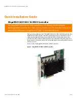 Предварительный просмотр 3 страницы LSI MegaRAID SAS 9260-16i RAID Controller Quick Installation Manual