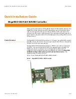 Preview for 3 page of LSI MegaRAID SAS 9265-8i Quick Installation Manual