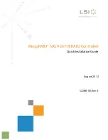 Preview for 1 page of LSI MegaRAID SAS 9267-8i Quick Installation Manual