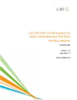 Предварительный просмотр 1 страницы LSI SAS 9201-16i User Manual