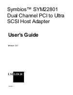 LSI Symbios SYM22801 User Manual preview