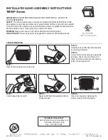 Preview for 3 page of LSI TMWP Series Installation And Assembly Instructions