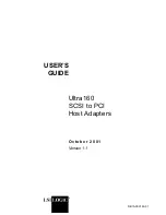 LSI Ultra160 User Manual preview