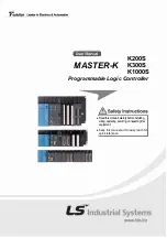 LSIS Master-K K1000S User Manual предпросмотр