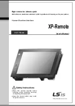 LSIS XGT Panel User Manual preview