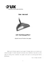 LSK FuelGaugePro2 User Manual предпросмотр