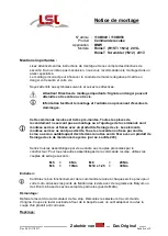 Preview for 9 page of LSL 110B049 Fitting Instruction