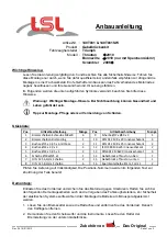 LSL 140T031 Fitting Instruction preview