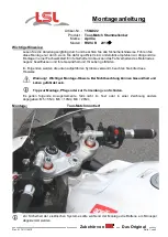 LSL 150A022 Fitting Instruction preview