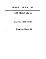 Preview for 1 page of LSMI HDMX0007M1 User Manual