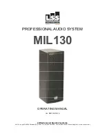 Preview for 1 page of LSS MIL130 Operating Manual