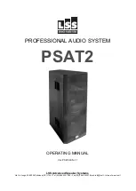 LSS PSAT2 Operating Manual preview