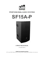 LSS SF15A-P Operating Manual предпросмотр