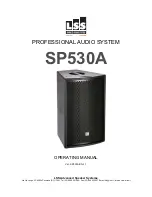 Предварительный просмотр 1 страницы LSS SP530 Operating Manual