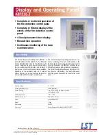 LST ABF216-1 Specification Sheet preview