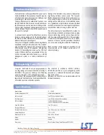 Preview for 4 page of LST BCE216 BC216-2 Brochure & Specs