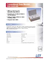 Preview for 1 page of LST Conventional Zone Module GWM-55000-845 Specifications