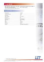 Preview for 2 page of LST MS1R Specification Sheet