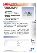 LST NTM2408-1 Specifications preview