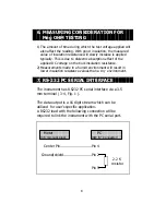 Preview for 11 page of LT DI-6400 Operation Manual