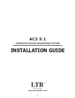 Предварительный просмотр 1 страницы LTB Audio Systems AC3 5.1 Installation Manual