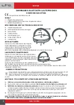 Предварительный просмотр 6 страницы Ltc Audio 10-5581 User Manual