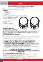 Preview for 2 page of Ltc Audio 10-5582 User Manual