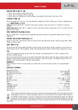 Preview for 3 page of Ltc Audio 10-5582 User Manual