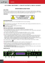 Предварительный просмотр 8 страницы Ltc Audio 10-7051 User Manual