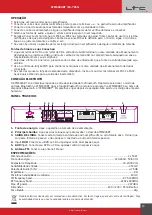 Предварительный просмотр 25 страницы Ltc Audio 10-7051 User Manual