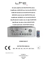 Ltc Audio ATM2000USB-BT Instruction Manual предпросмотр