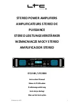 Предварительный просмотр 1 страницы Ltc Audio LTC1500 Instruction Manual