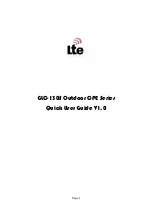 LTE GLC-130S Series Quick User Manual preview