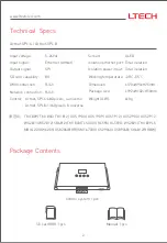 Preview for 3 page of Ltech Artnet-SPI-4 Manual