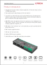 Предварительный просмотр 2 страницы Ltech DMX512 Instruction Manual