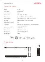 Предварительный просмотр 3 страницы Ltech DMX512 Instruction Manual