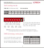 Предварительный просмотр 6 страницы Ltech LT-904-DIP Manual