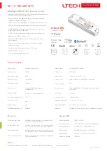 Ltech T-PWM SE-12-100-400-W1Y Manual preview