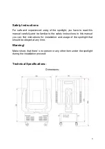 Preview for 3 page of LTH LTH Professional Prestige 4.000 Xenon Manual