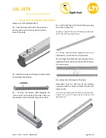 Preview for 2 page of LTI LAL 1474 Series Assembly Instructions