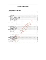 Preview for 2 page of Ltl Acorn Ltl-3310 Series User Manual