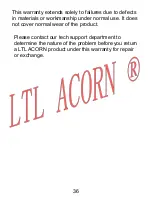 Предварительный просмотр 38 страницы Ltl Acorn Ltl-6310-3G User Manual