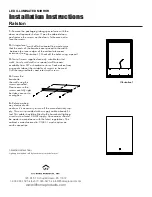 Предварительный просмотр 2 страницы LTL Home Products Reflections Ralston Installation Instructions