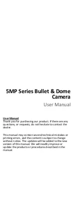 Preview for 1 page of LTS 5MP Series User Manual