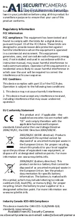 Предварительный просмотр 2 страницы LTS CMHR64T2W-28 User Manual