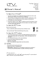 Предварительный просмотр 2 страницы LTV Seat Owner'S Manual