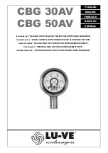 Предварительный просмотр 1 страницы LU-VE CBG 30AV Instructions Manual